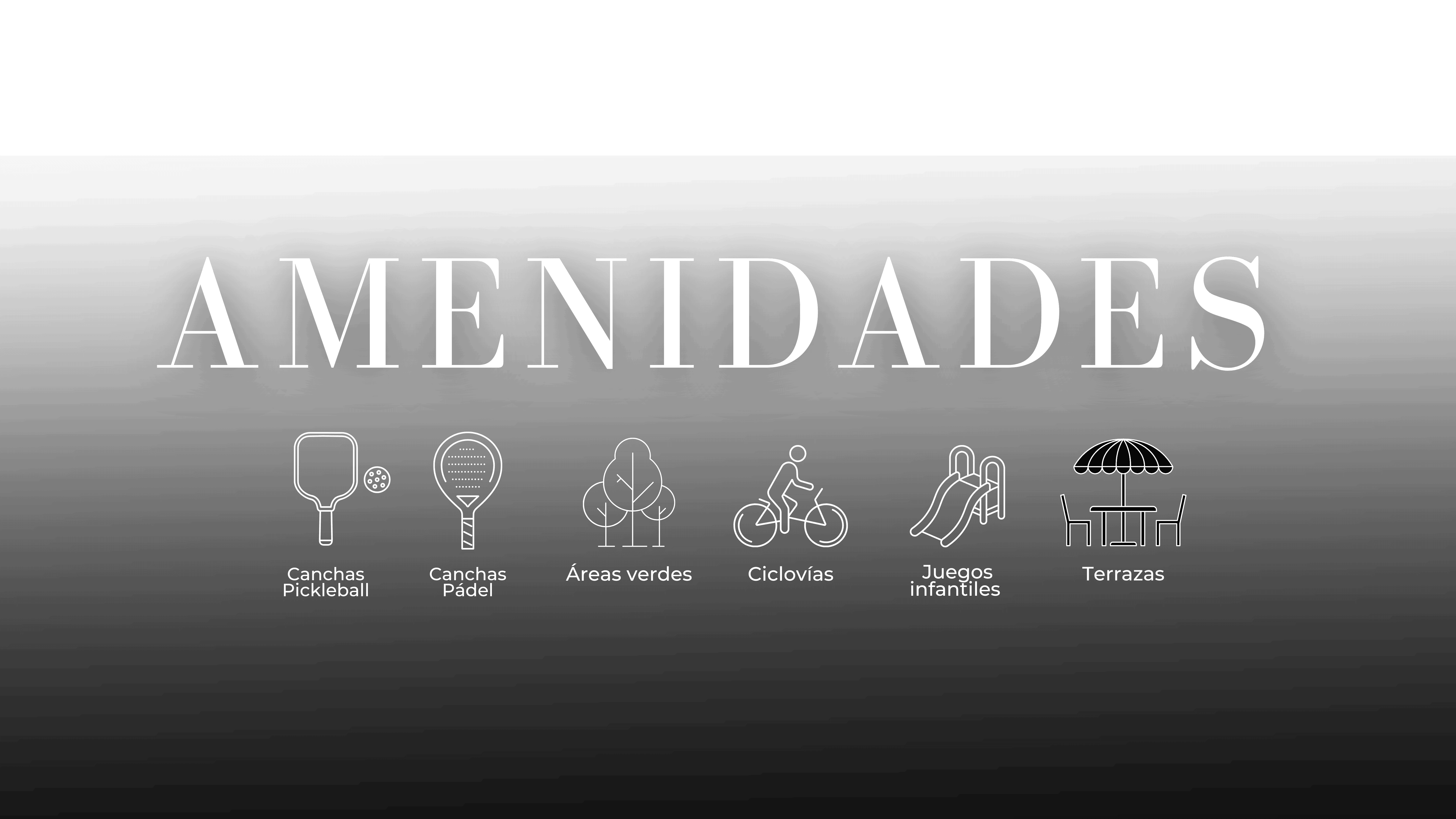 Iconos de amenidades